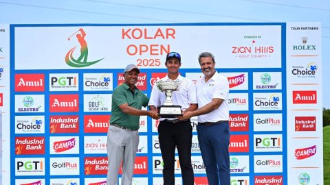 Golf: Kshitij Naveed Kaul snatches victory with late flourish at Kolar Open 2025