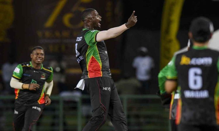 St Kitts and Nevis Patriots beat Barbados Royals by 12 runs in CPL 2025 Clash