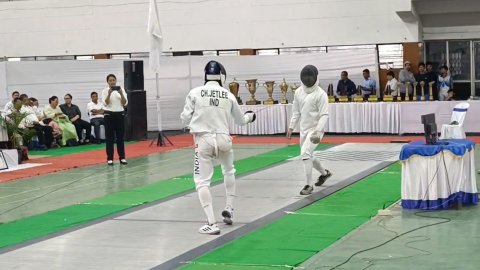 इंफाल में 21वीं गवर्नर्स कप फेंसिंग चैंपियनशिप की शुरुआत