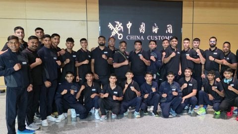 Indian boxers arrive in China for International Youth Boxing Gala (Credit: BFI)
