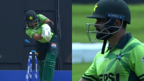 VIDEO: जेडन सील्स ने डाली तूफानी बॉल, बाबर आज़म को कर दिया क्लीन बोल्ड