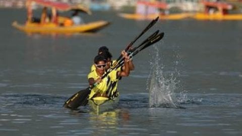 Khelo India Water Sports Festival 2025: J&K athletes aim for national glory at Dal Lake