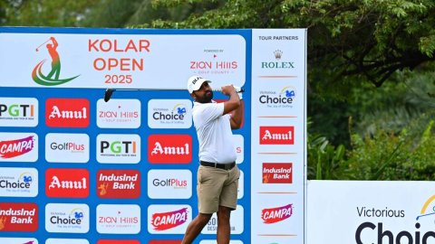 Kolar Open 2025: Honey Baisoya sets the mark at four-under on opening day