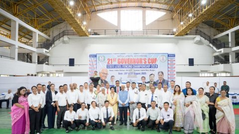 Manipur Guv inaugurates 21st Governor’s Cup, state-level fencing championship