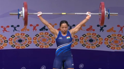 Mirabai Chanu wins gold at Commonwealth Weightlifting C'ships