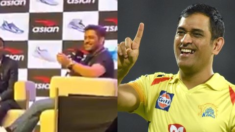 VIDEO: फैन ने की IPL 2026 में खेलने की अपील, धोनी बोले- 'घुटने में जो दर्द है उसका ख्याल कौन रखेगा?'