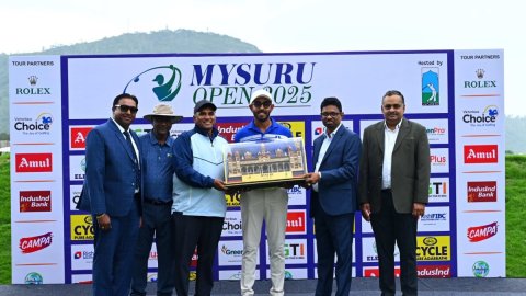 Mysuru Open 2025: Yuvraj Sandhu surges to thumping 8-shot win to clinch third title of season, exten