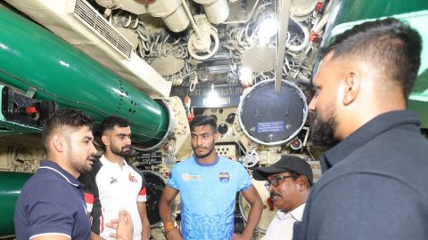 PKL 12: Services players honour naval legacy at INS Kursura