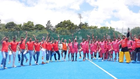 PKL team Gujarat Giants enjoy special crossover training with Indian men’s hockey team in Bengaluru