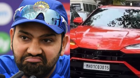 रोहित शर्मा ने खरीदी नई Lamborghini, स्पेशल नंबर प्लेट 3015 देखकर फैंस हुए उतावले