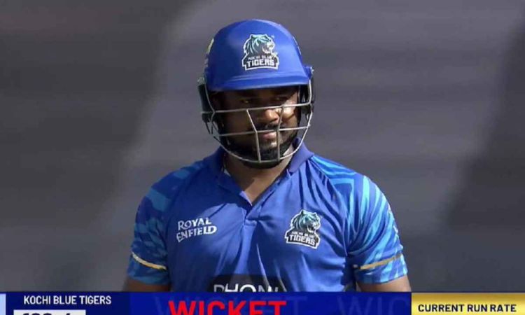 Indian batter SANJU SAMSON 89 runs innings IN THE KERALA CRICKET LEAGUE