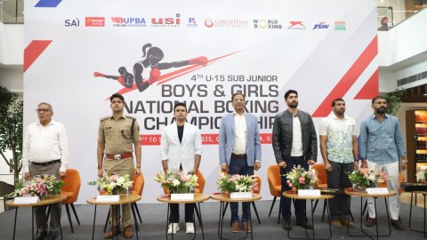 Sub-jr Boxing Nationals begin with high-energy bouts in Greater Noida