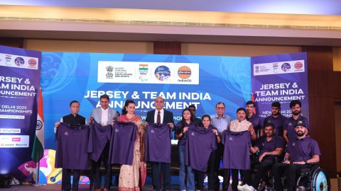 Team India jersey for World Para Athletics Championships unveiled in New Delhi