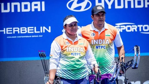 Top-seed Indian compound archery mixed team  loses to Korea in World Games quarters