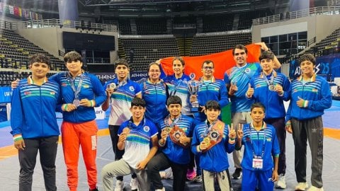 U-17 World Wrestling C'ship: Women's team bags six medals, claims overall championship