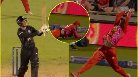 कार्डिफ में छा गए Chris Green, बाउंड्री पर Noor Ahmad का पकड़ा बेहद ही जबरदस्त कैच; देखें VIDEO