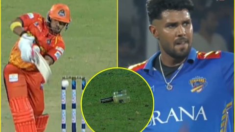 Harshit Rana ने DPL 2025 में डाली बुलेट बॉल, बेल्स के हो गए दो टुकड़े; देखें VIDEO