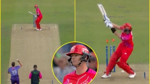 Matthew Potts के सामने नहीं चली Steve Smith की हीरोगिरी, 26 साल के अंग्रेज ने उड़ा दिए स्टंप्स; देखे
