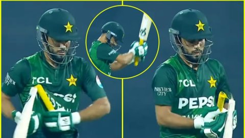 Mohammad Haris ने की घटिया हरकत, Live Match में Out होते ही तोड़ दिया बैट; देखें VIDEO
