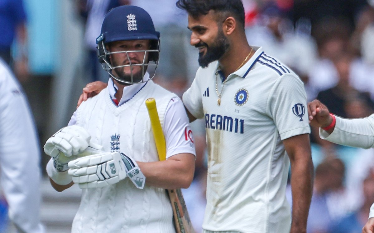 'You Played A Very Good Innings, Now Go And Take A Rest': Akash Deep ...