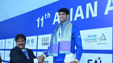 11th Asian Aquatics C’ships: Srihari Nataraj opens India’s medal tally with double haul