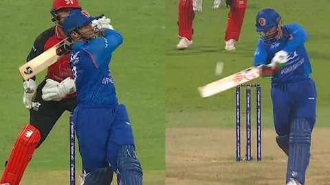 Azmatullah Omarzai का तूफ़ान! लगातार तीन गेंदों पर छक्के जड़कर उड़ाए हांगकांग के होश; देखिए VIDEO 