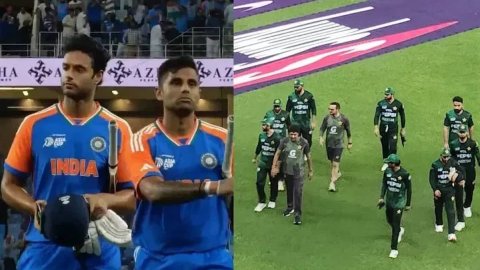 WATCH: मैदान पर दिखी दूरी, पाक मैच के बाद नहीं हुआ हैंडशेक, खिलाड़ी सीधे लौटे ड्रेसिंग रूम