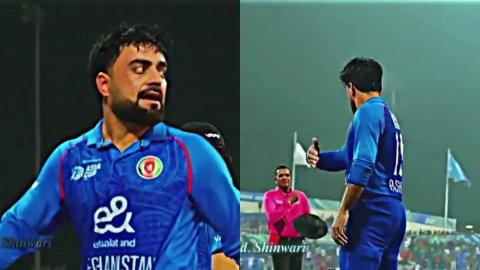 Asia Cup: बांग्लादेश से मैच के बाद बेकाबू हुए राशिद खान, पाकिस्तानी अंपायर फैसल अफरीदी से हुई गरमागर