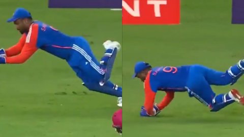 VIDEO: संजू सैमसन बने विकेट के पीछे सुपरमैन, हवा में उड़कर पकड़ा शानदार कैच