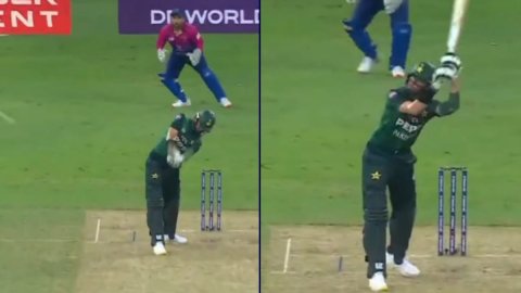 Shaheen Afridi ने खेला हैरतअंगेज हेलिकॉप्टर शॉट, छोटी लेकिन ताबड़तोड़ पारी से पाकिस्तान को संभाला; V