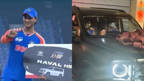 VIDEO: अभिषेक शर्मा ने जीती Haval H9 कार, कीमत जानकर उड़ जाएंगे आपके होश