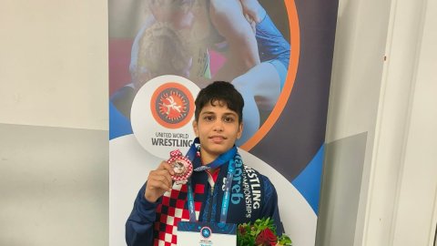 Antim clinches bronze in 2025 Senior World Wrestling Championship