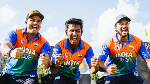 Archery World C'ships: Compound men's team strikes gold, mixed team takes silver