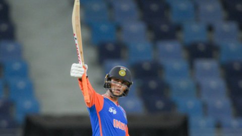 Asia Cup: Abhishek Sharma stars with 75 again as India post 168/6