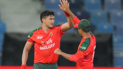 Asia Cup: Taskin Ahmed picks 3-28 as Bangladesh restrict Pakistan to 135/8