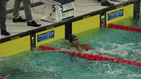 Asian Aquatics C'ships: Srihari Nataraj picks 100m freestyle bronze, takes his tally to five medals