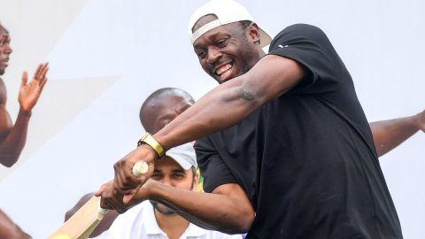 Cricketers' hard work inspired me growing up, says Usain Bolt on visit to Mumbai