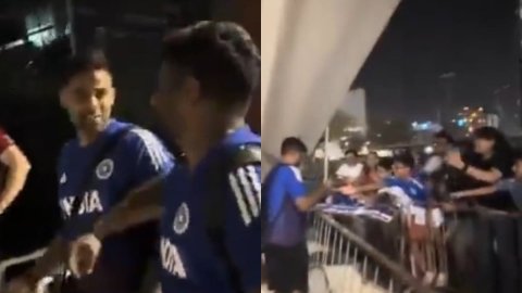 Watch - Fans Goes Berserk After Seeing Sanju Samson With Indian Players Ahead Of Asia Cup 2025 சஞ்சு சாம்சனுக்கு கூடிய கூட்டம்; இணையத்தில் வைரலாகும் காணொளி!