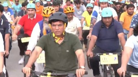 Fit India-Sundays on Cycle with 'Garv se Swadeshi' theme sees massive participation