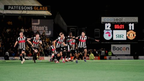 Grimsby Town fined for fielding ineligible player in historic win over Man Utd