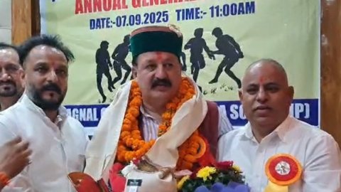 हिमाचल कबड्डी संघ चुनाव: राजकुमार भ्रांटा बने प्रदेश अध्यक्ष, विनय भगनाल को सोलन जिला अध्यक्ष की जिम