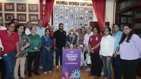MCA honours female captains as ICC Women’s ODI World Cup trophy arrives in Mumbai