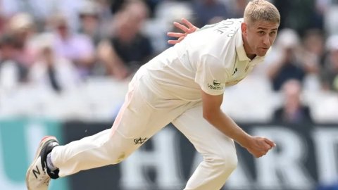 Middlesex sign England pacer Olly Stone on short-term loan from Nottinghamshire