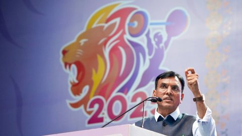 Our target is to place India among the top ten sporting nations in the world, says Mandaviya