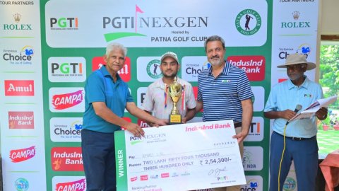 PGTI NEXGEN: Amrit Lal edges out Sanjeev,  Lakshya in 3-way playoff to win first title