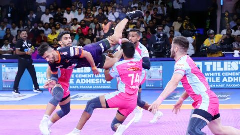 PKL 12: Nitin Kumar leads Jaipur Pink Panthers to comeback win over U Mumba in tie-breaker