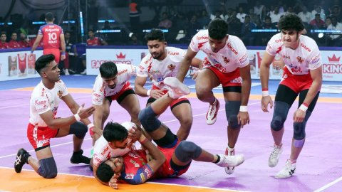 PKL 12: Shadloui, Ankit Dahiya shine as Gujarat Giants dominate UP Yoddhas