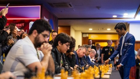 Praggnanandhaa shows off chess moves at Grand Chess Tour Finals exhibition in Sao Paulo