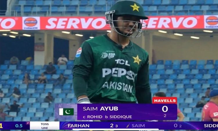 Saim Ayub creates unwanted record in asia cup 2025 clash vs uae