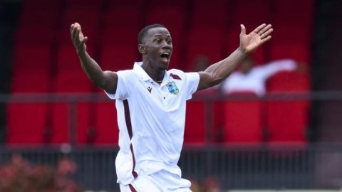 IND vs WI:  भारत के खिलाफ टेस्ट सीरीज से पहले वेस्टइंडीज को तगड़ा झटका, Shamar Joseph दोनों टेस्ट से